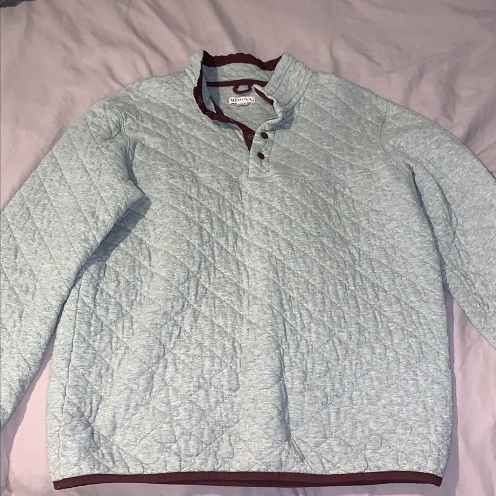 Half button up sweater!